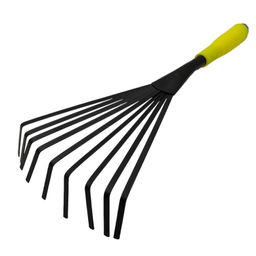 Грабли малые веерные 9 зубьев, пластик.ручка