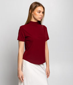 Футболка #КТ10 (12), бордовый - Dommod фото 2