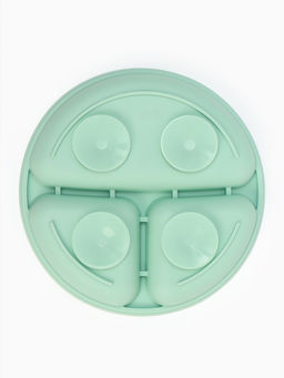 Тарелка детская секционная, 3 секции, бирюзовый, Mum&Baby
