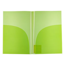 Expert Complete Trend NEON Папка-уголок (2 кармана) A4 180 мкм волокно 20 шт. лайм EC210030221