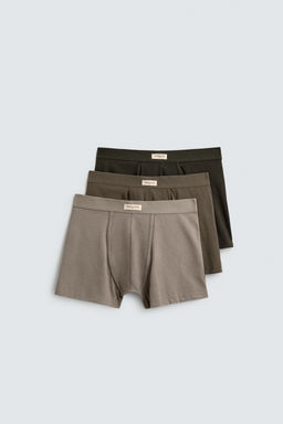 SOFT BOXER SHORTS - 3 PACK