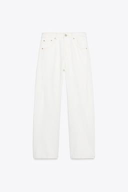 TRF SLOUCHY BELT LOOP MID-WAIST JEANS - Zara фото 7