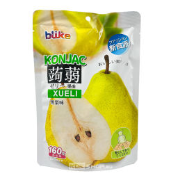 Желе мармеладное с конняку (конжаком) со вкусом груши Blike, Китай, 160 г
