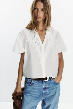 PUFF SLEEVE BLOUSE - Zara фото 2