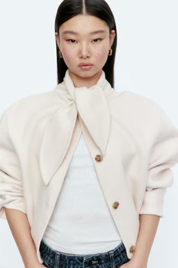 Chaqueta artesanal en mezcla de lana - H&m фото 3