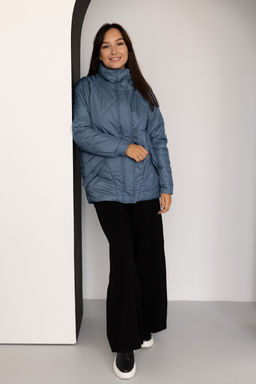 Куртка женская демисезонная 24680 (черный/серый опал) - Kankan фото 22