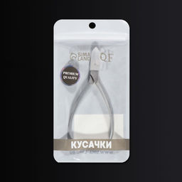 Кусачки педикюрные Premium satin, скрытая пружина, 10,9 см, длина лезвия - 16 мм, цвет серебристый - Queen fair фото 7