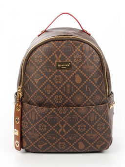 LACCOMA рюкзак АС7303-Россия-шоколад эко кожа хлопок