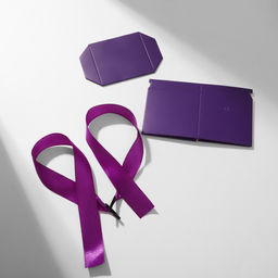 Цена за 12 шт. Коробочка подарочная складная «Презент», 6×6×6 см, фиолетовый