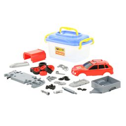 Конструктор Автомобиль легковой с прицепом (в контейнере) - Полесье фото 2