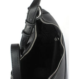 Сумка женская искусственная кожа FR-6620-1, 1отд+еврокарм, плечевой ремень, черный SALE 258368 - Adelia фото 3