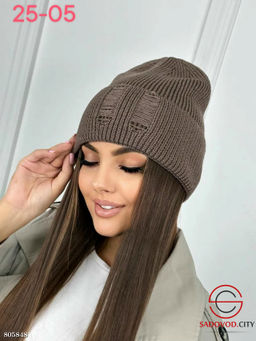 шапка женская с рваным эффектом - Bruno фото 11