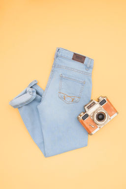 Голубые джинсовые брюки для мальчика