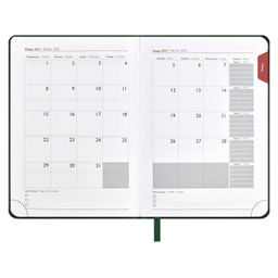 Ежедневник датированный 2024 ESCALADA, А6+, 176 л., арт. 63791/ 20 САРИФ ЗЕЛЁНЫЙ фото 9