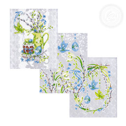 Набор полотенец из рогожки Пасха 45*60/3 шт. - 45*60 Полотенца из рогожки - Арт дизайн фото 2