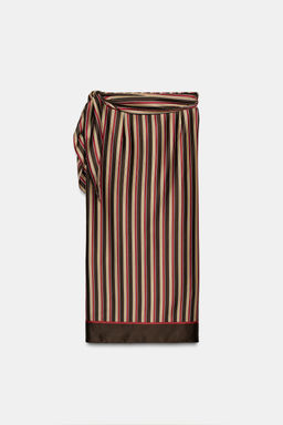 STRIPED WRAP SKIRT ZW COLLECTION - Zara фото 6