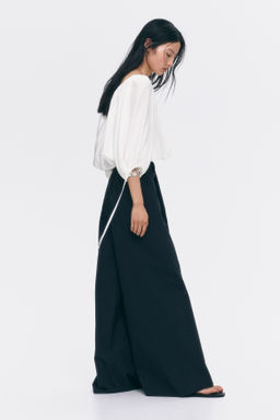 Blusa oversize con lazadas - H&m фото 6