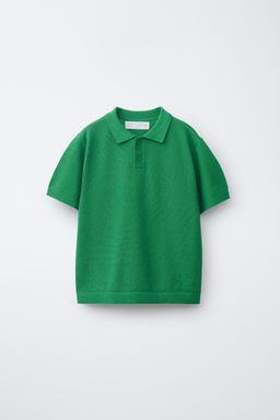 POLO LISO ESTRUCTURA / Verde