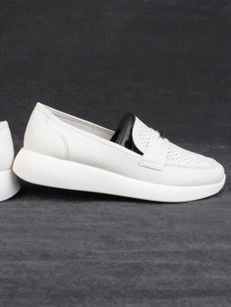 03-PDL 205-5 LT. BEIGE Полуботинки женские (натуральная кожа)