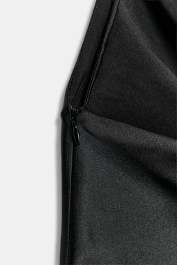 VESTIDO HALTER SATINADO / Negro - Zara фото 7