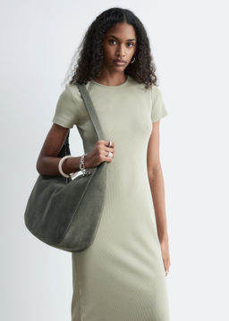 Vestido de punto de largo midi - H&m фото 7