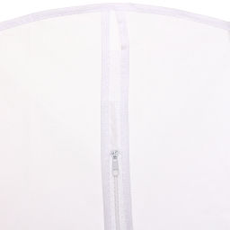 Цена за 3 шт. Чехол для одежды "ИДЕЯДОМА", цвет белый / прозрачный, 60*140см (пакет)