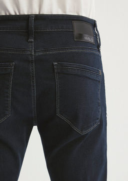 James Mavi Black Puslu Murekkep Mavi Jean Pantolon  фото 8