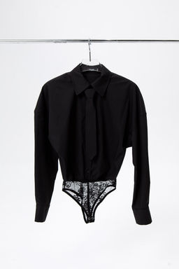 Боди Pirs 6226 чёрный фото 2