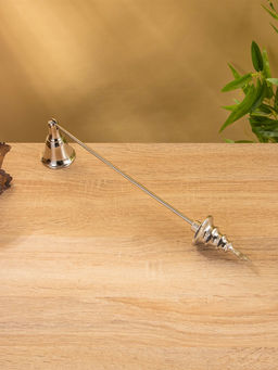 Гаситель для свечей Ёлочка со звездой, 33.5?5?8 см, алюминий