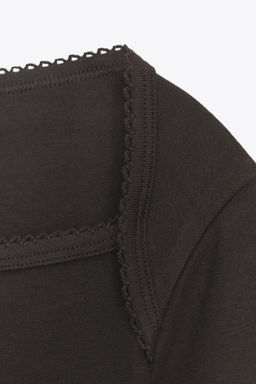 COTTON MODAL T-SHIRT - Zara фото 7