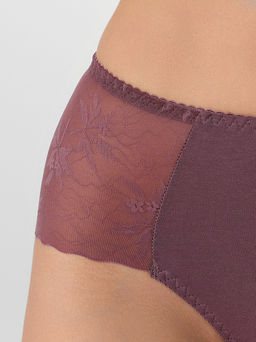Цена за 2 штуки! Трусы женские макси фиолетовые кружевные - Mark formelle фото 5