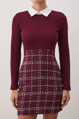 TRENDYOLMILLA Siyah Tuvit Dokuma Elbise TWOAW21EL0454  фото 20