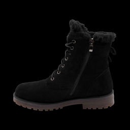 Ботинки на меху ВК853-11 черные