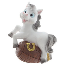 Копилка "Лошадка", L12 W6 H13 см, 4в.