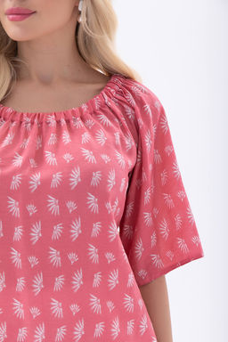 Блуза Аксинья (коралл) Б5946 - Lt collection фото 6