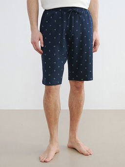 Standart Kal?p Desenli Pijama Alt ?ort