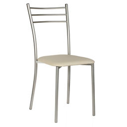 Стул для кухни Клик Мебель «Хлоя», со спинкой, светло-бежевый