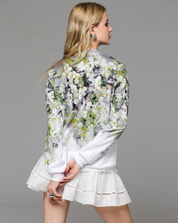 Свитшот с однотонными манжетами SWP055, джемпер - Sahar art lab фото 10