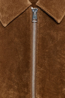 100% LEATHER SHORT JACKET - Zara фото 15