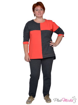 Туника Модель №132 размеры 50-72 - Plusmoda фото 2