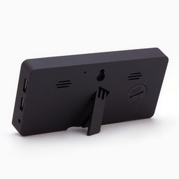 Часы электронные настольные, USB, на подвесе, 7.5×15.5 см, белая индикация