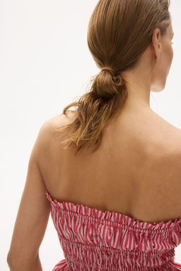 Top bandeau de algod?n con cord?n de ajuste - H&m фото 5