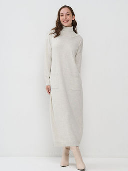 Платье женское 5252-2543. бело-серый