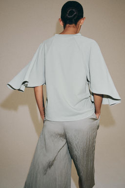CAMISETA COMBINADA / Azul / Gris - Zara фото 3