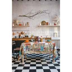 Скатерть Этель: Италия, 180 150 см, хлопок 100 %, саржа, 190 г/м  фото 5