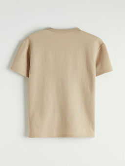 Bisiklet Yaka Erkek ?ocuk Dokulu Ti??rt