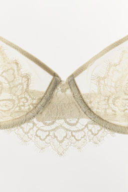 BRALETTE AROS ENCAJE / Crudo - Zara фото 6