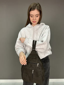 Сумка-рюкзак женская из телячьей кожи