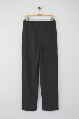 Gri Havuc Kal?p Kargo Cepli Kumas Pantolon TWOAW26PL00037 - Trendyolmilla фото 6