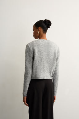 Кардиган с золотистыми пуговицами - Mollis фото 3